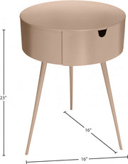 Bali Iron Side Table | Nightstand in Pink - 835Pink