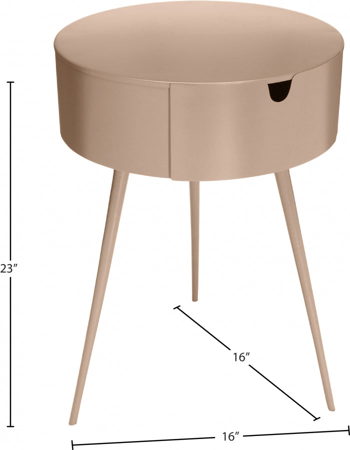 Bali Iron Side Table | Nightstand in Pink - 835Pink