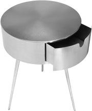 Bali Iron Side Table | Nightstand in Silver - 835Silver