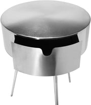 Bali Iron Side Table | Nightstand in Silver - 835Silver