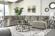 Ballinasloe Platinum RAF Sectional - Gate FurnitureSectional