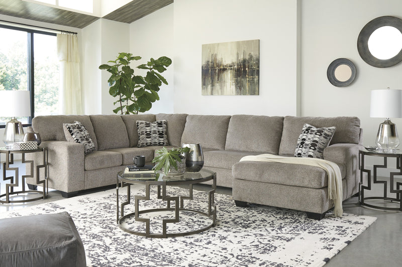 Ballinasloe Platinum RAF Sectional - Gate FurnitureSectional