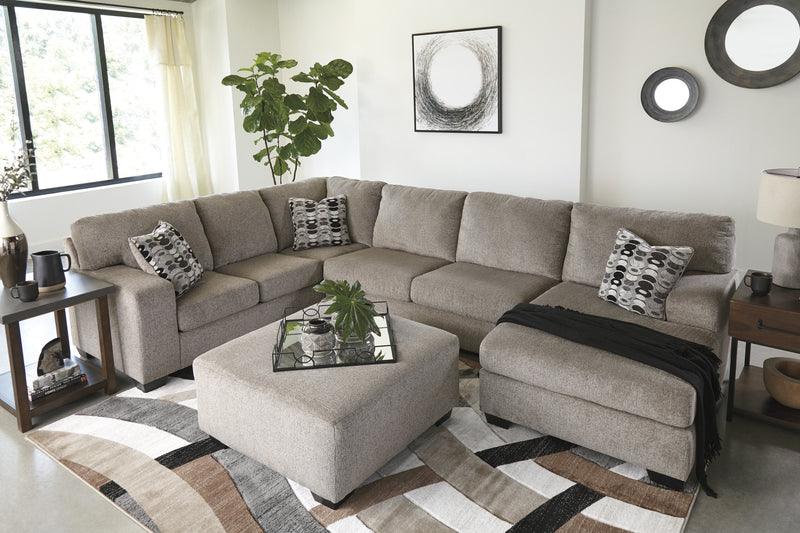 Ballinasloe Platinum RAF Sectional - Gate FurnitureSectional
