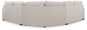 Ballyton Sand 3-Piece Sectional with Ottoman from Ashley - Luna Furniture
