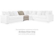 Ballyton Sand Armless Chair - 2510246