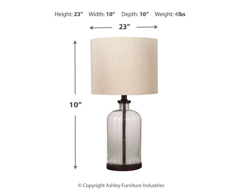 Bandile Clear/Bronze Finish Table Lamp (Set of 2) - L430674X2