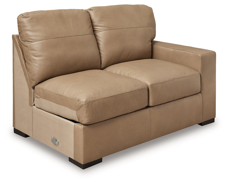 Bandon Toffee Right-Arm Facing Loveseat - 3800656