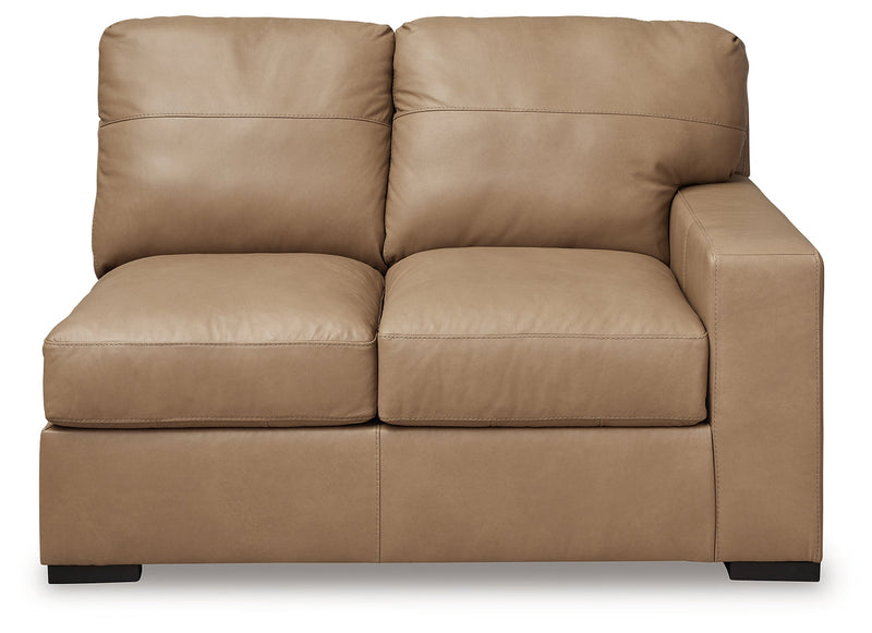 Bandon Toffee Right-Arm Facing Loveseat - 3800656
