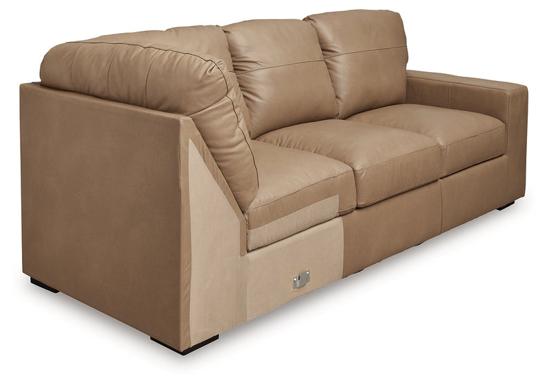 Bandon Toffee Right-Arm Facing Sofa with Corner Wedge - 3800649