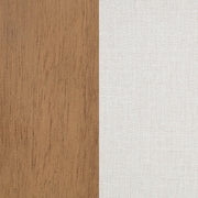 Baney Fabric Upholstered Dining Side Chair Beige and Rustic Honey - 104507