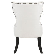 Baney Fabric Upholstered Dining Side Chair Cream and Black - 115572
