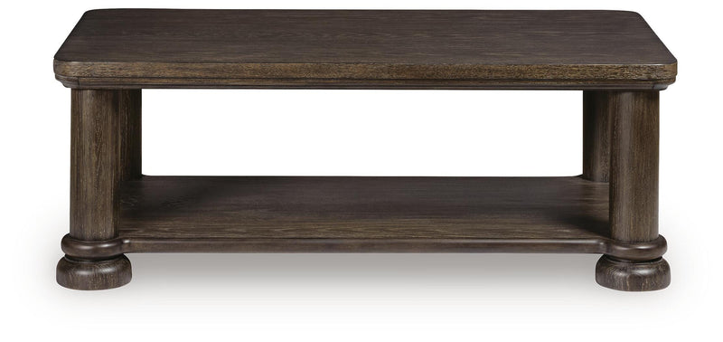 Bannette Dark Brown Coffee Table - T605-1