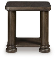 Bannette Dark Brown End Table - T605-2