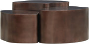 Banyan Iron Coffee Table in Brown - 99050Brown-CT