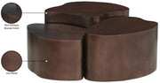 Banyan Iron Coffee Table in Brown - 99050Brown-CT