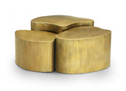 Banyan Iron Coffee Table in Gold - 99050Gold-CT