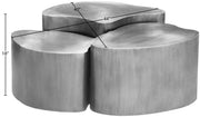 Banyan Iron Coffee Table in Silver - 99050Silver-CT