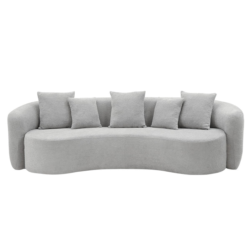 Barasa Oversized Compressed Sofa w/5 Pillows - LV07150