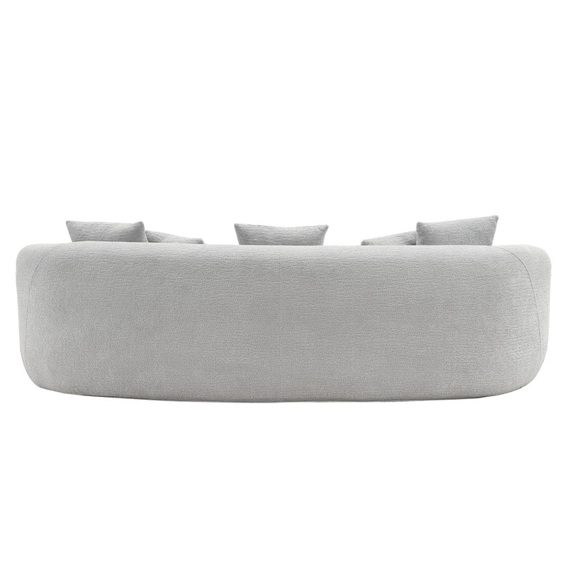 Barasa Oversized Compressed Sofa w/5 Pillows - LV07150