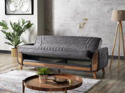 Barbaros 3-pieces (Sofa & Loveseat & Chair) Livingroom in Anthracite - 200-ELIF-BAR-E164-321