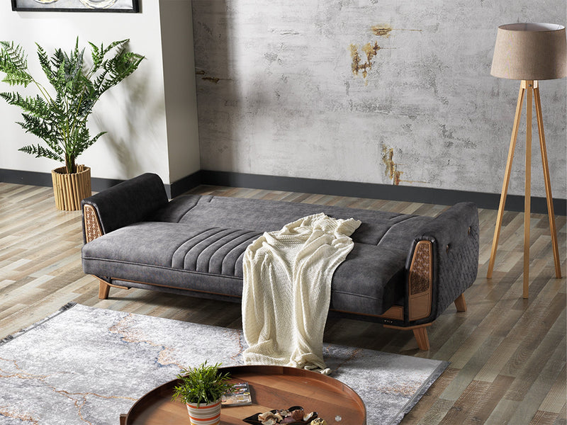 Barbaros Convertible Loveseat in Beige - 200-ELIF-BAR-E165-2