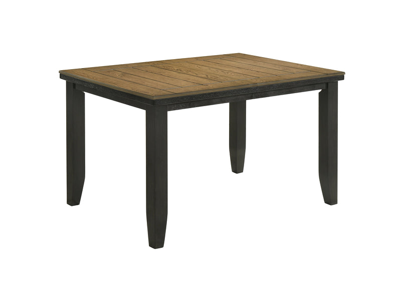 Bardstown Charcoal/Brown/Wheat Extendable Counter Height Dining Set - Gate FurnitureCounter Height Set