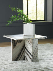 Baretton Black/White/Taupe Accent Coffee Table - A4000670
