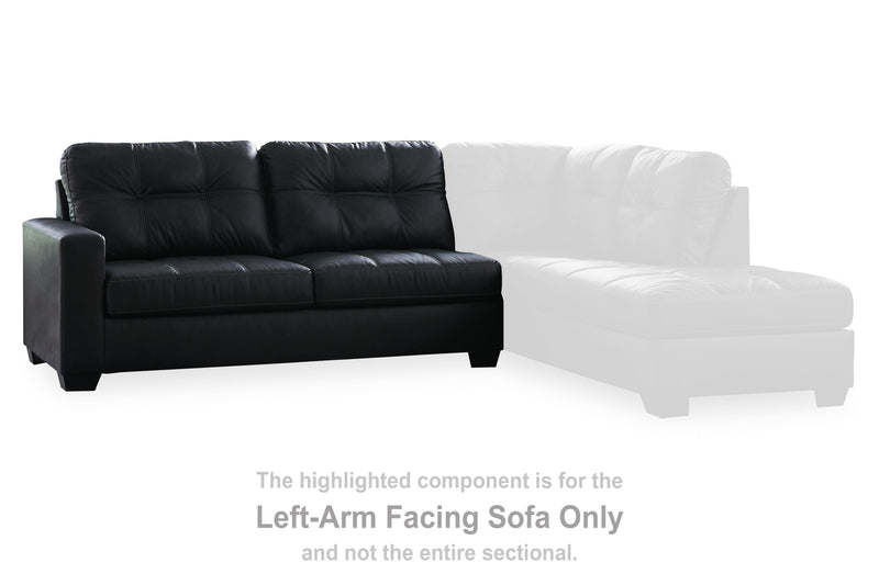 Barlin Mills Carbon Left-Arm Facing Sofa - 1700466