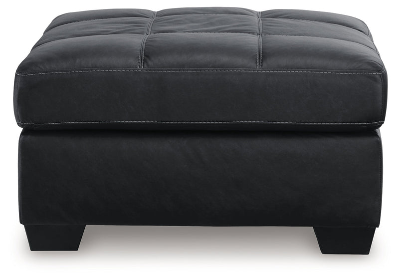 Barlin Mills Carbon Oversized Accent Ottoman - Gate FurnitureOttoman
