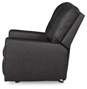 Barlin Mills Carbon Recliner and Oversized Accent Ottoman - 17004U4