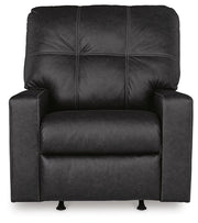 Barlin Mills Carbon Recliner and Oversized Accent Ottoman - 17004U4