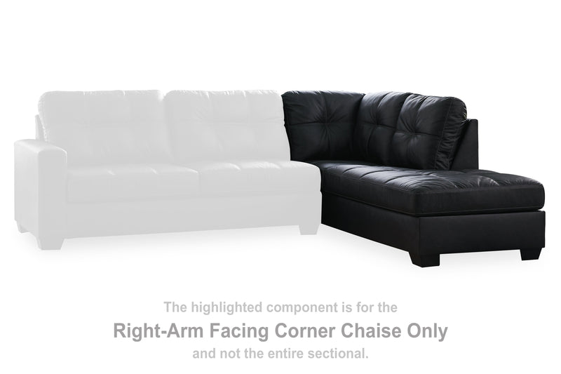 Barlin Mills Carbon Right-Arm Facing Corner Chaise - 1700417