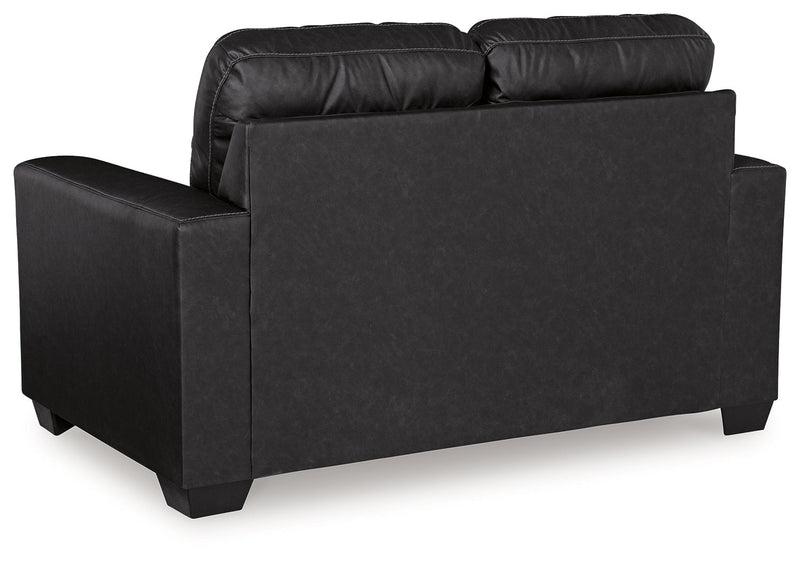 Barlin Mills Sofa and Loveseat in Carbon from Ashley - Luna Furniture