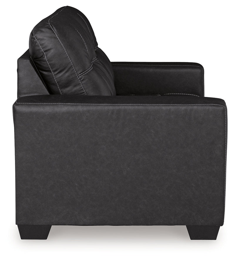Barlin Mills Sofa and Loveseat in Carbon from Ashley - Luna Furniture