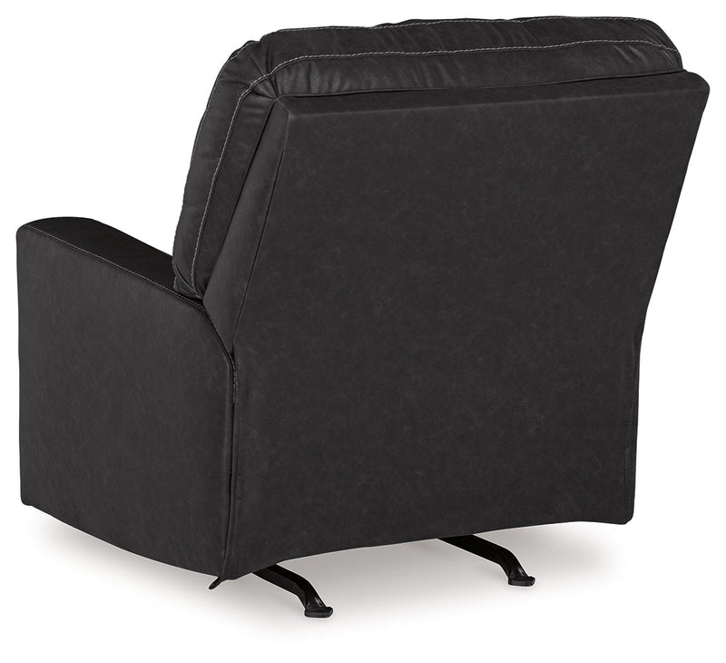Barlin Mills Sofa, Loveseat and Recliner in Carbon - Gate FurnitureLiving Room Set