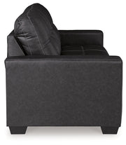 Barlin Mills Sofa, Loveseat and Recliner in Carbon - Gate FurnitureLiving Room Set