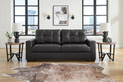 Barlin Mills Sofa, Loveseat and Recliner in Carbon - Gate FurnitureLiving Room Set