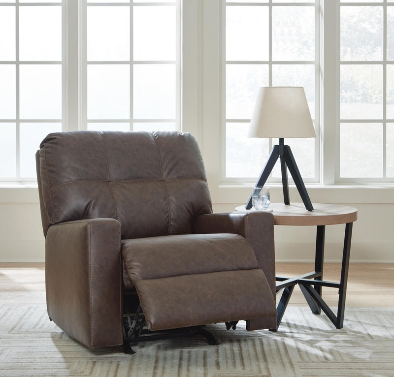 Barlin Mills Umber Sofa and Recliner - 17003U3