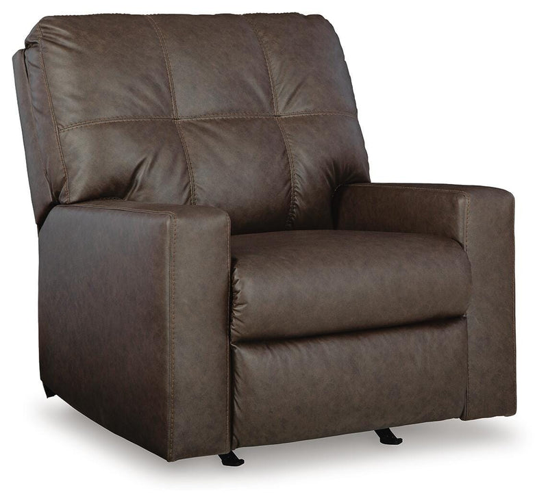 Barlin Mills Umber Sofa and Recliner - 17003U3
