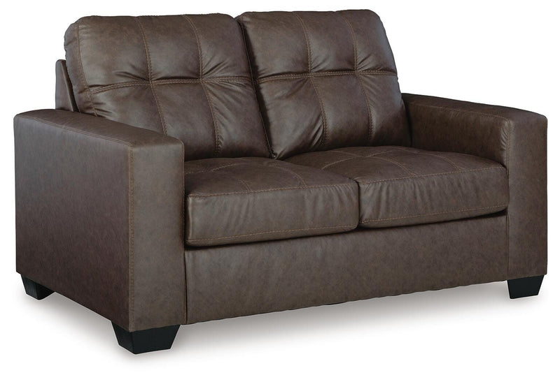 Barlin Mills Umber Sofa, Loveseat and Recliner - 17003U2