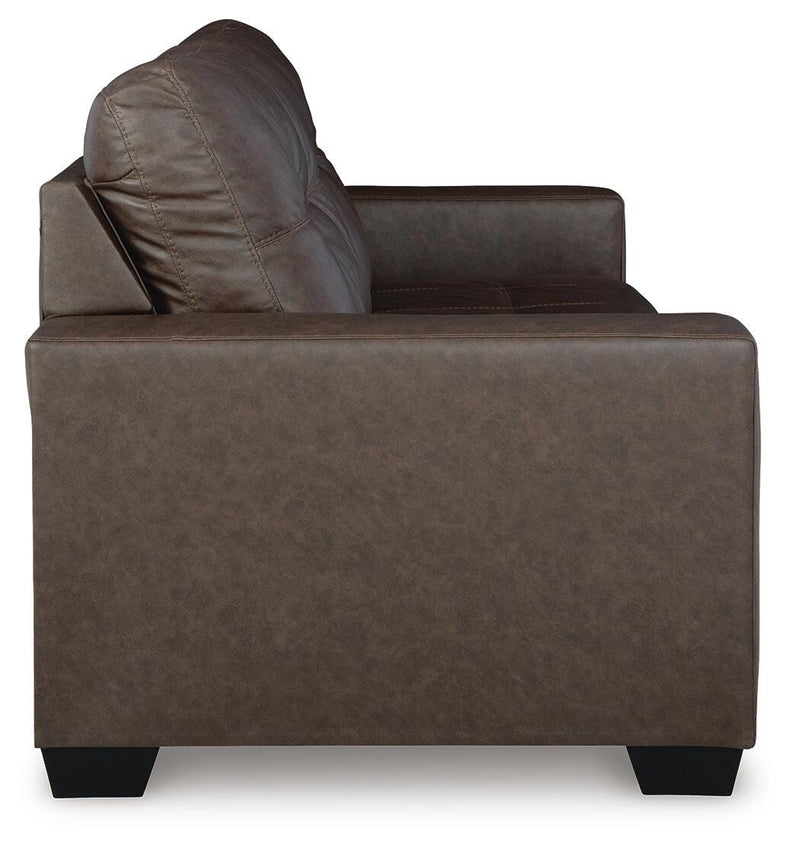 Barlin Mills Umber Sofa, Loveseat and Recliner - 17003U2
