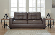 Barlin Mills Umber Sofa, Loveseat and Recliner - 17003U2