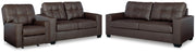 Barlin Mills Umber Sofa, Loveseat and Recliner - 17003U2