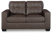 Barlin Mills Umber Sofa, Loveseat and Recliner - 17003U2
