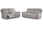 Barnsana Ash Power Reclining Living Room Set - Gate FurniturePower Reclining Living Room Set