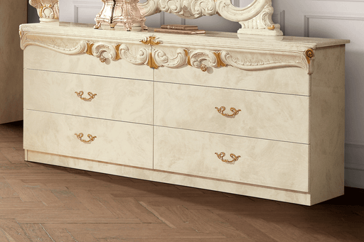 Barocco Double Dresser Ivory - i27441