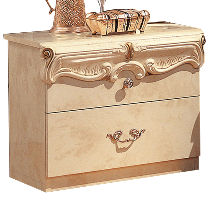 Barocco Ivory Nightstand - i27440 - Gate Furniture