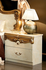 Barocco Ivory w/Gold Bedroom SET - p4940