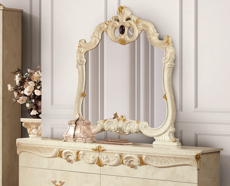 Barocco Mirror Ivory - i42748