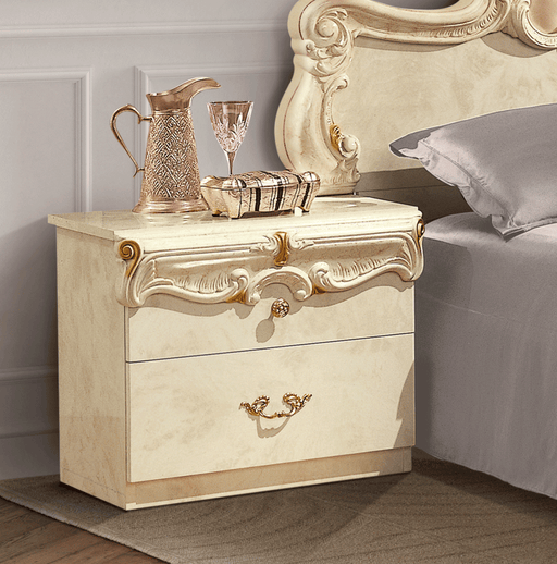 Barocco Nightstand Ivory - i27440